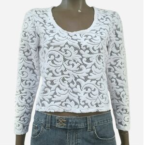 Vintage White Lace Top
